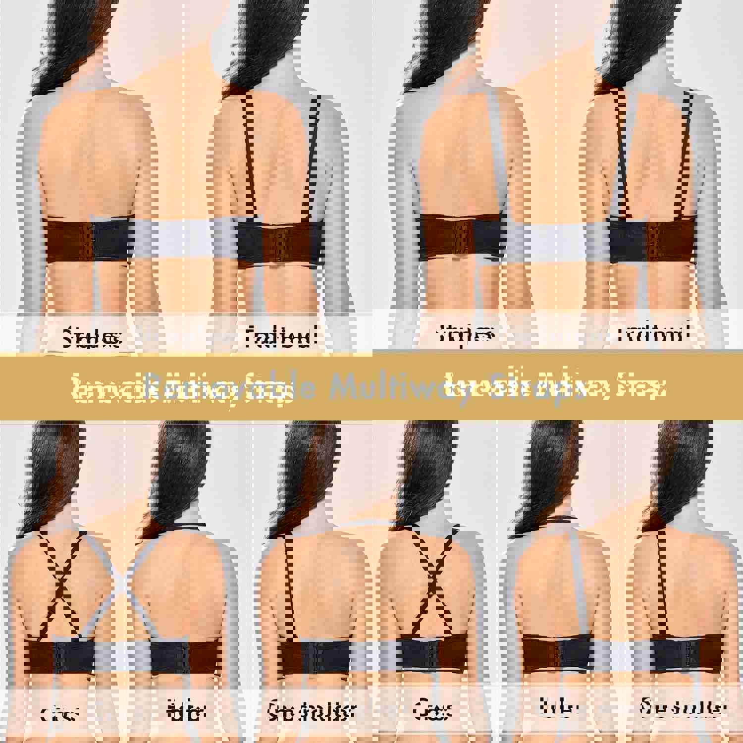 LauraCollection® Undercover Curves Multi-way Strapless Bra [BUY 1 GET 1 FREE] - NUDE