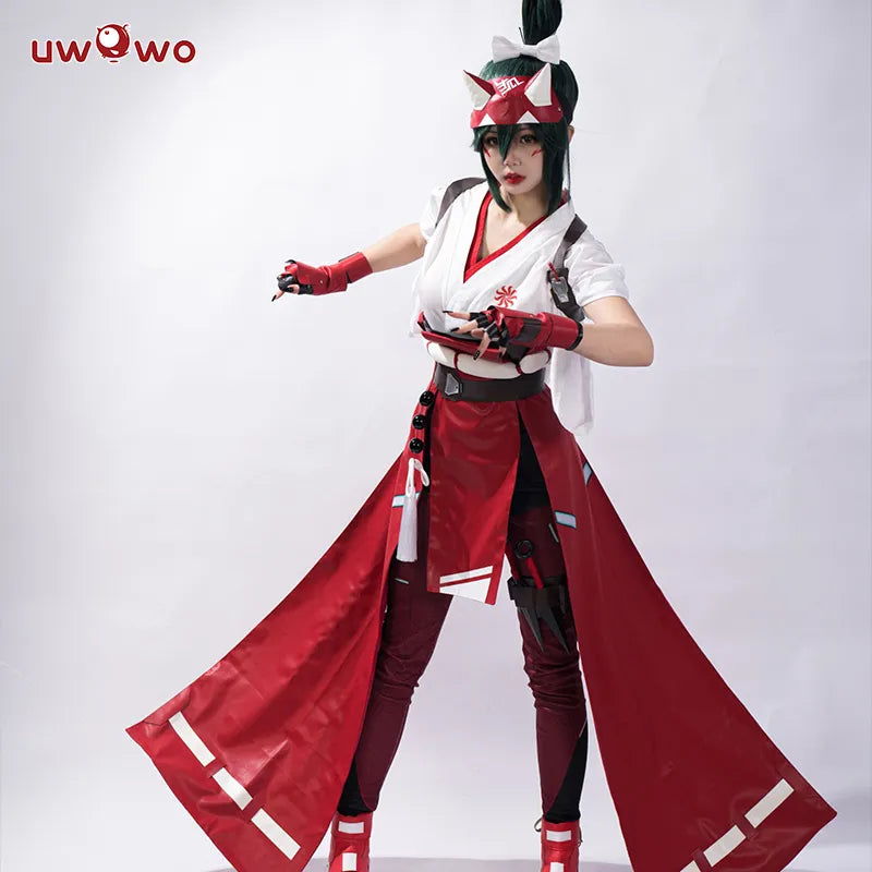 UWOWO Game Kiriko Cosplay Costume Full Set - Unisex Role Play Outfit for Halloween