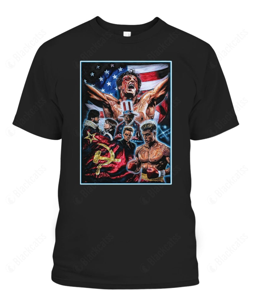 Rocky IV Champion Custom Graphic Apparel - Unisex Classic Fit Cotton T-Shirt