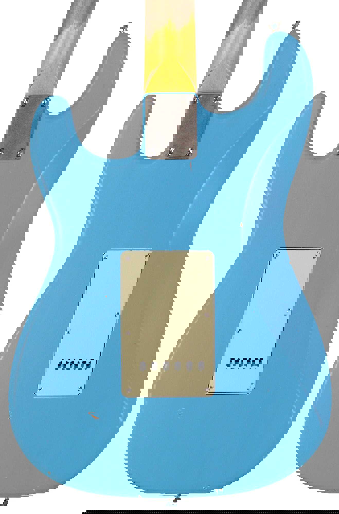 Nash S-63 Guitar, Daphne Blue, Light Aging - Vintage Strat Model with Modern Features