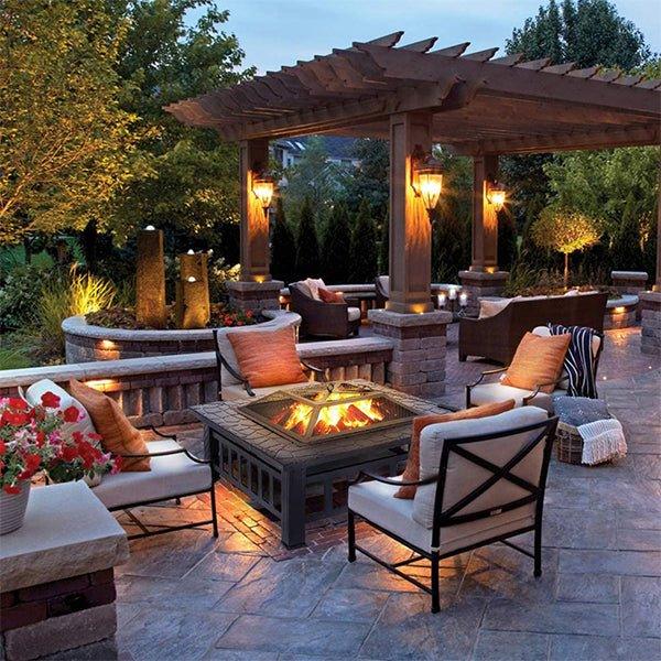Outdoor Wood Burning Fire Pits Table