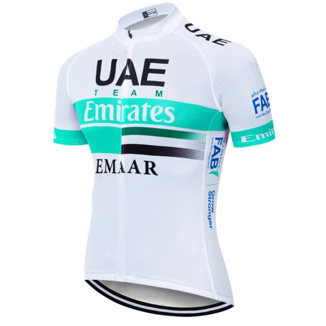 Team UAE Cycling Jersey Set - Quick-Dry, Breathable, and Comfortable for Men