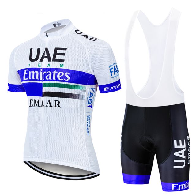 Team UAE Cycling Jersey Set - Quick-Dry, Breathable, and Comfortable for Men