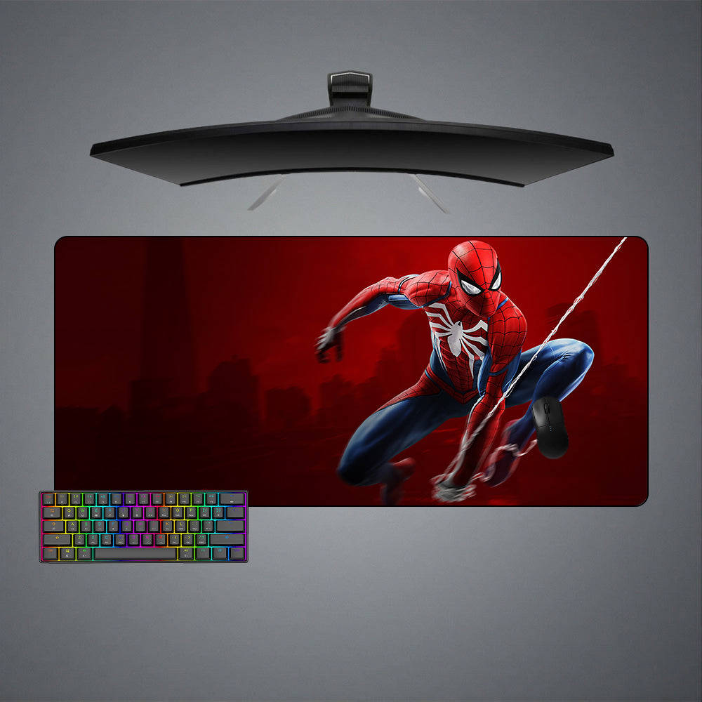 Spiderman Swing Design Gaming Mouse Pad - M-XXL Size for Enhanced Gaming Experience