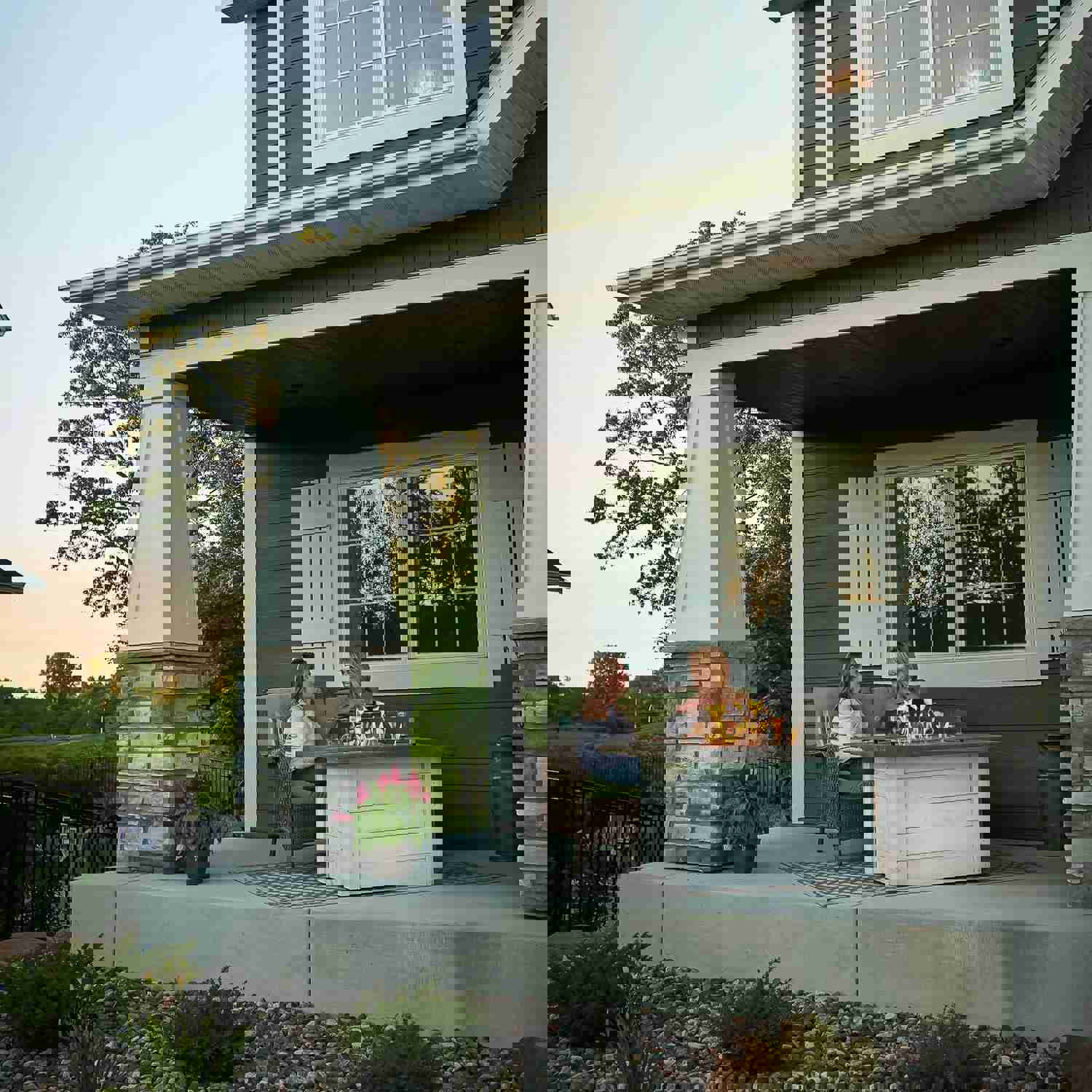 Outdoor Greatroom Co Alcott Rectangular Gas Fire Pit Table