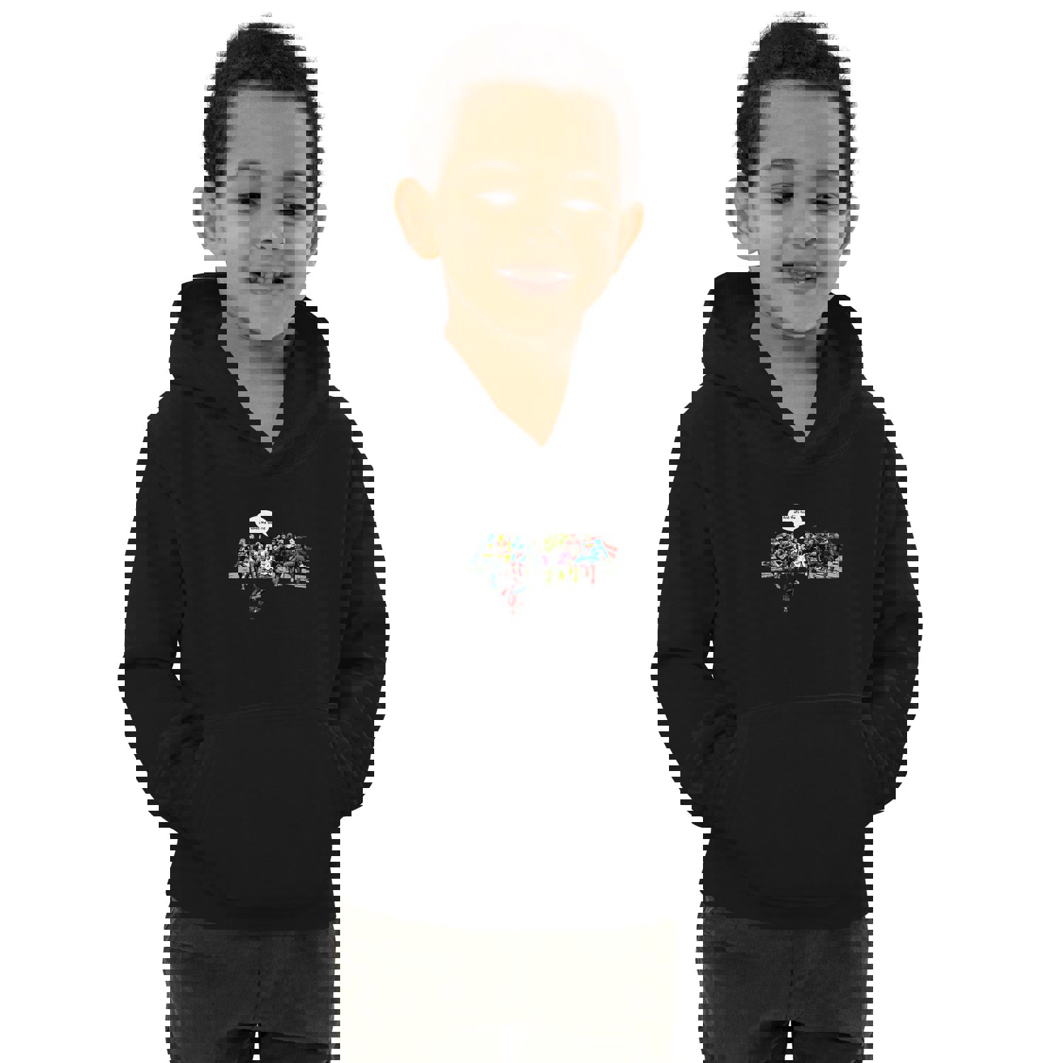 And Thats How I Saved The World Youth Hoodie - Superhero Style with a Spiritual Twist