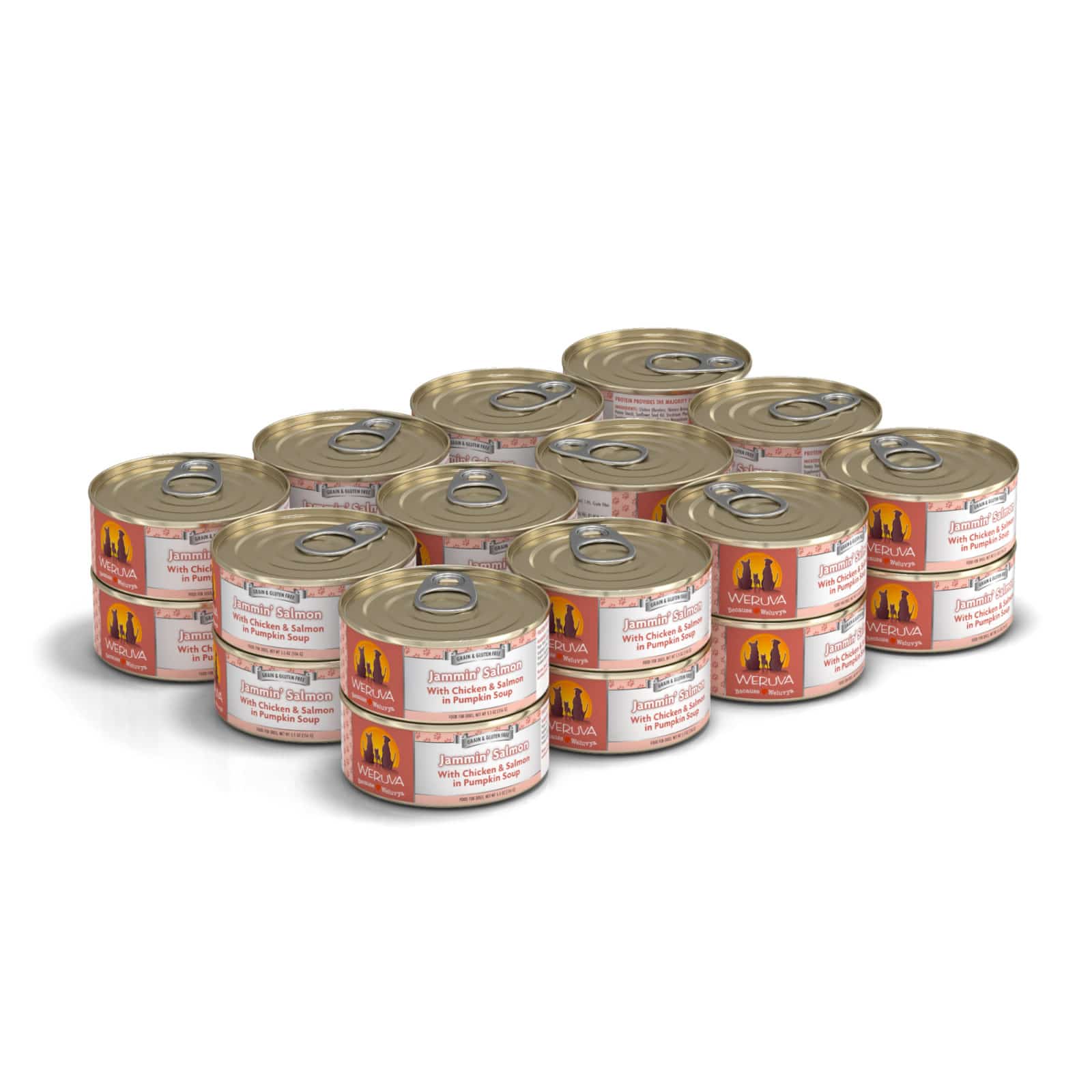 Weruva Jammin Salmon With Chicken and Salmon in Pumpkin Soup, Wet Dog Food