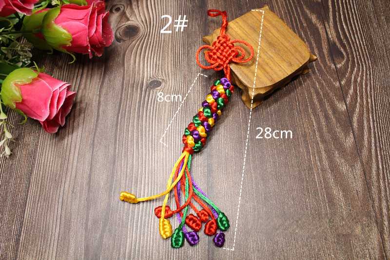 Handmade Tibetan Pineapple Diamond Knot Car Hanging for Home and Wall Decor