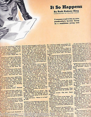 Agatha Christie Police Clay Ewing Cover Art Antique Colliers Magazine 1938