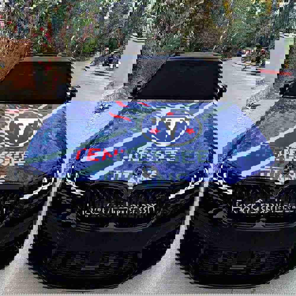 Tennessee Titans Itasha Car Vinyl Hood Wrap Decal Sticker