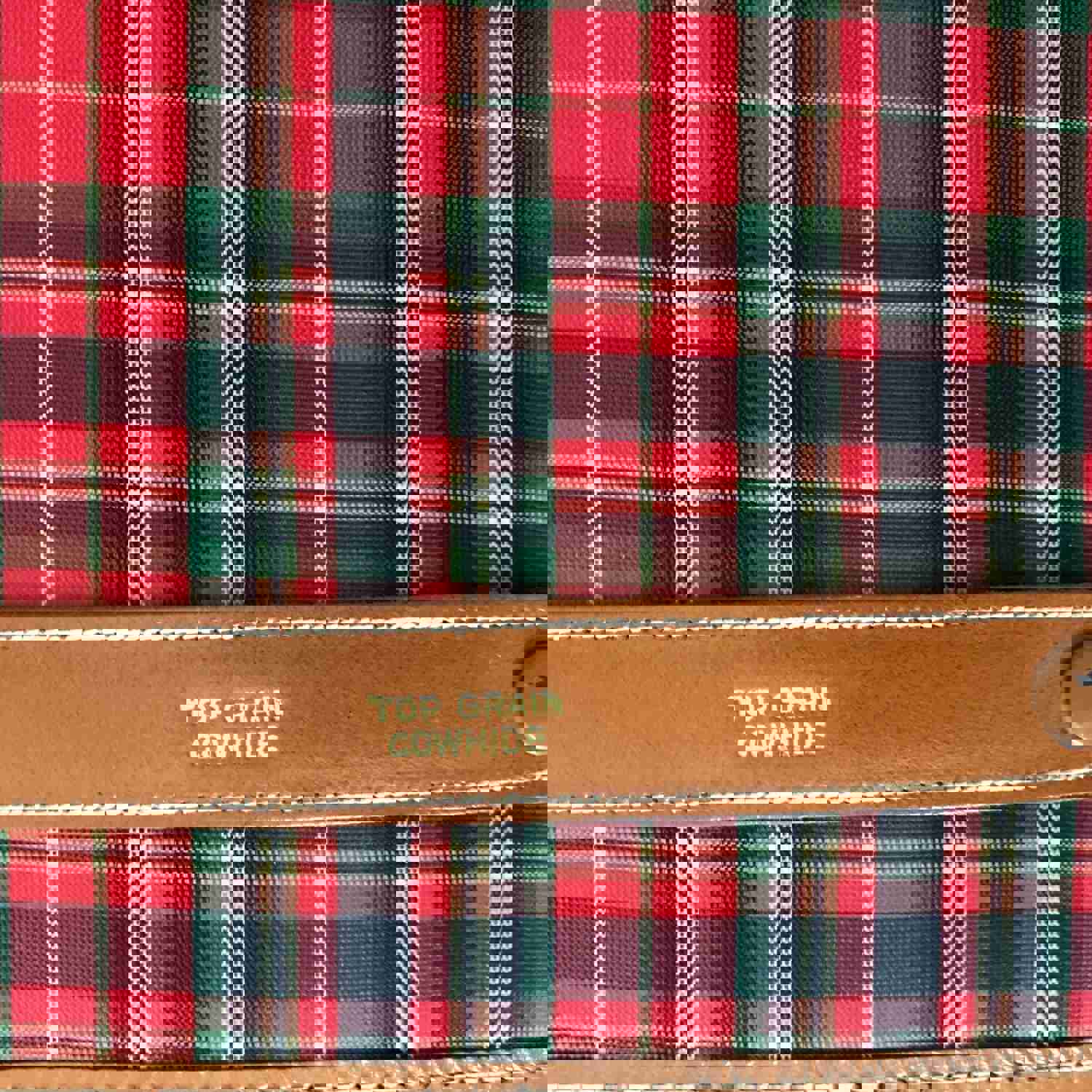 Vintage Travel Tie Case - Brown Faux Leather Necktie Caddy for Men