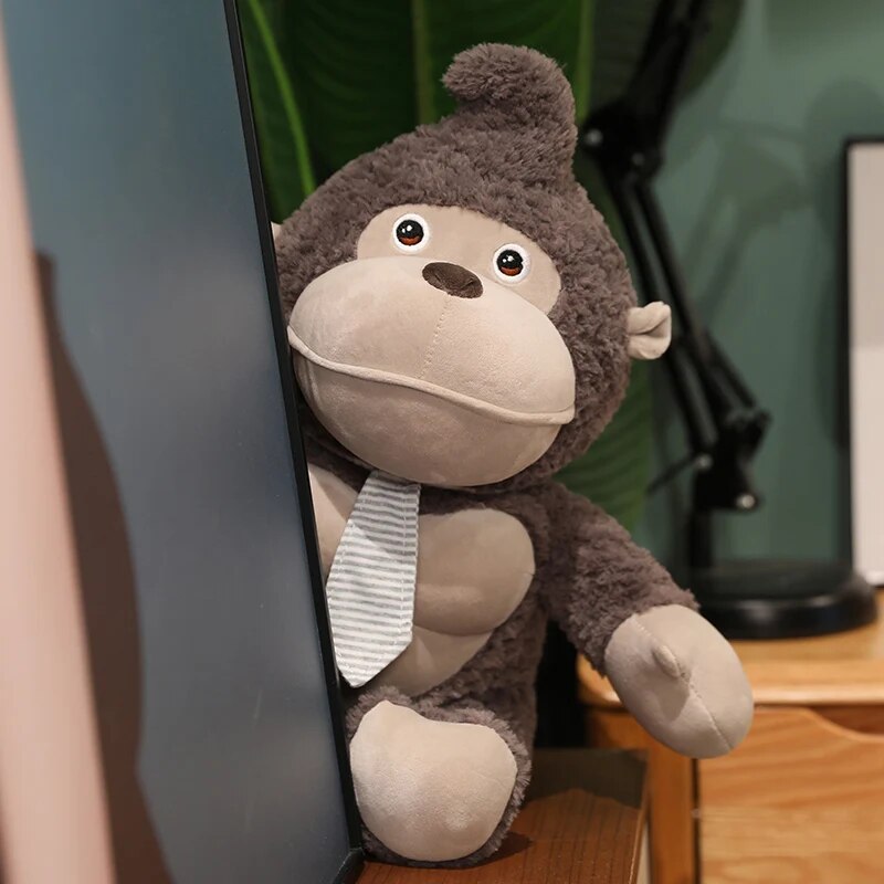 Muscle Orangutan Simulation Plush Toy - Cartoon Gorilla Plush Doll for Kids
