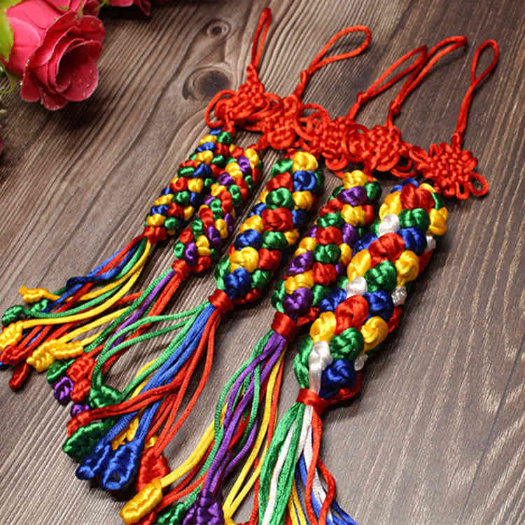 Handmade Tibetan Pineapple Diamond Knot Car Hanging for Home and Wall Decor