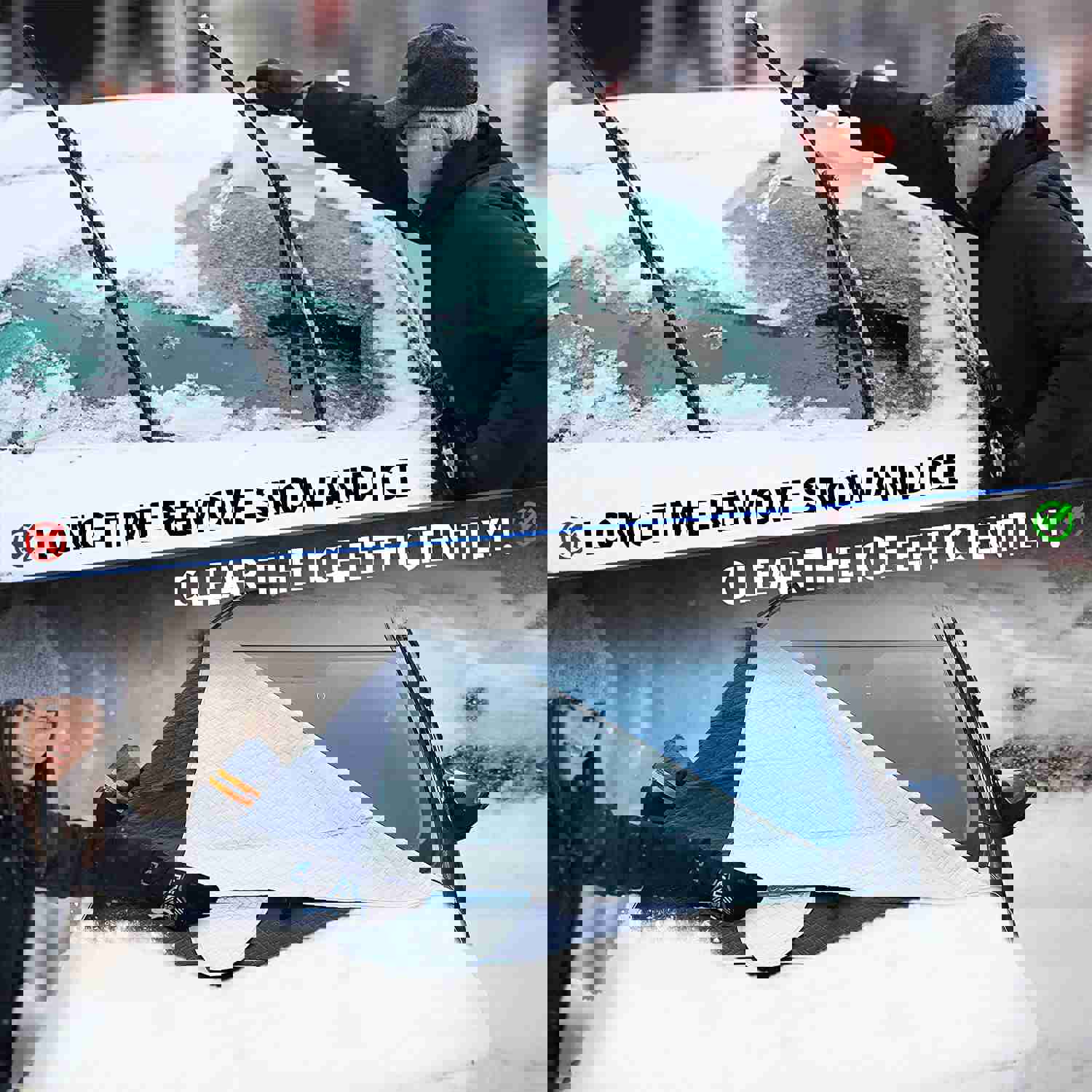 Car Windshield Cover for Ice and Snow - 5-Layer Waterproof Protection