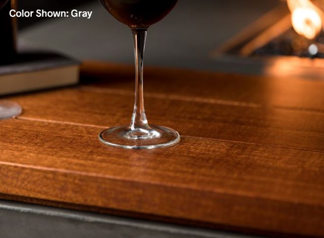 Fire Table Oasis: Rectangular 48 with Electronic Ignition - Free Cover [Slick Rock Concrete]