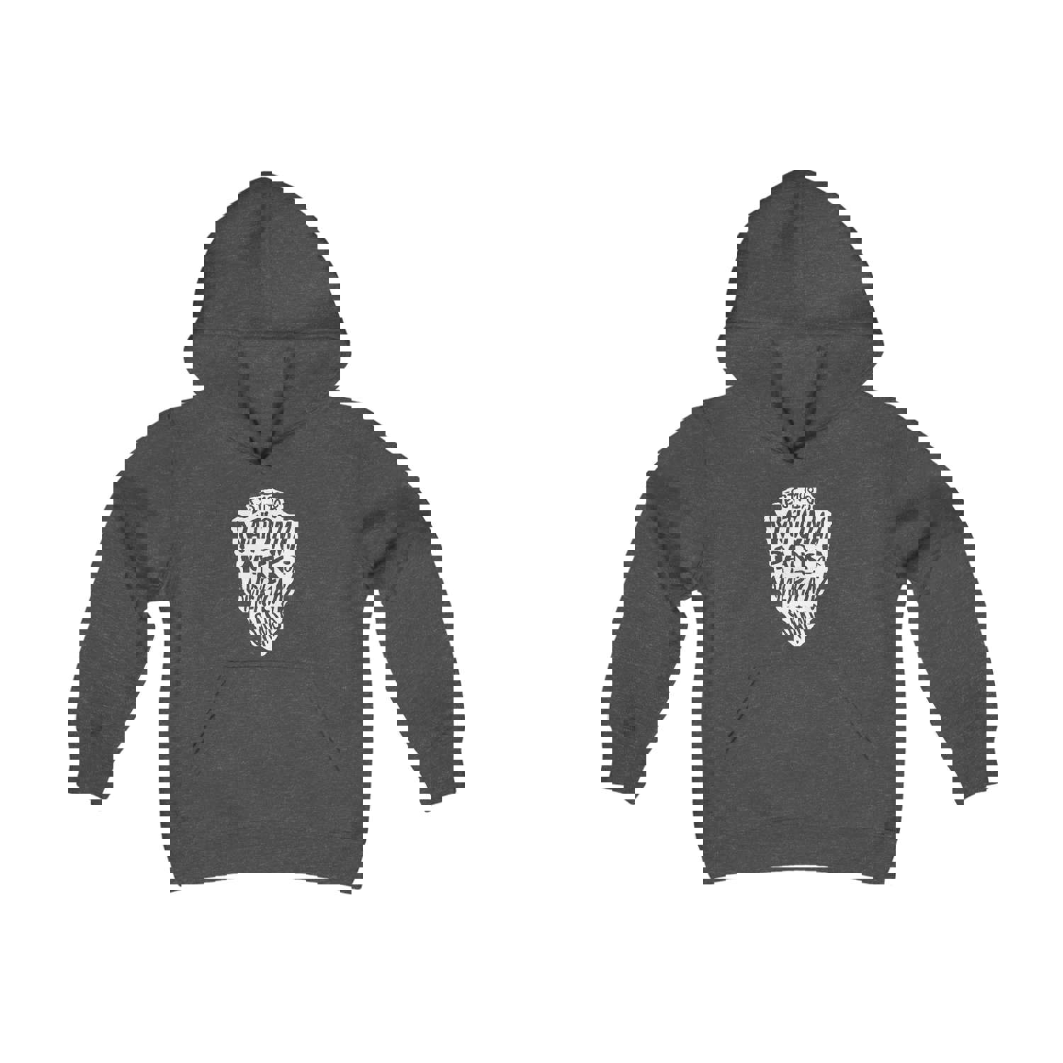 National Park of American Samoa Kids Hoodie - Arrowhead Chunky Text