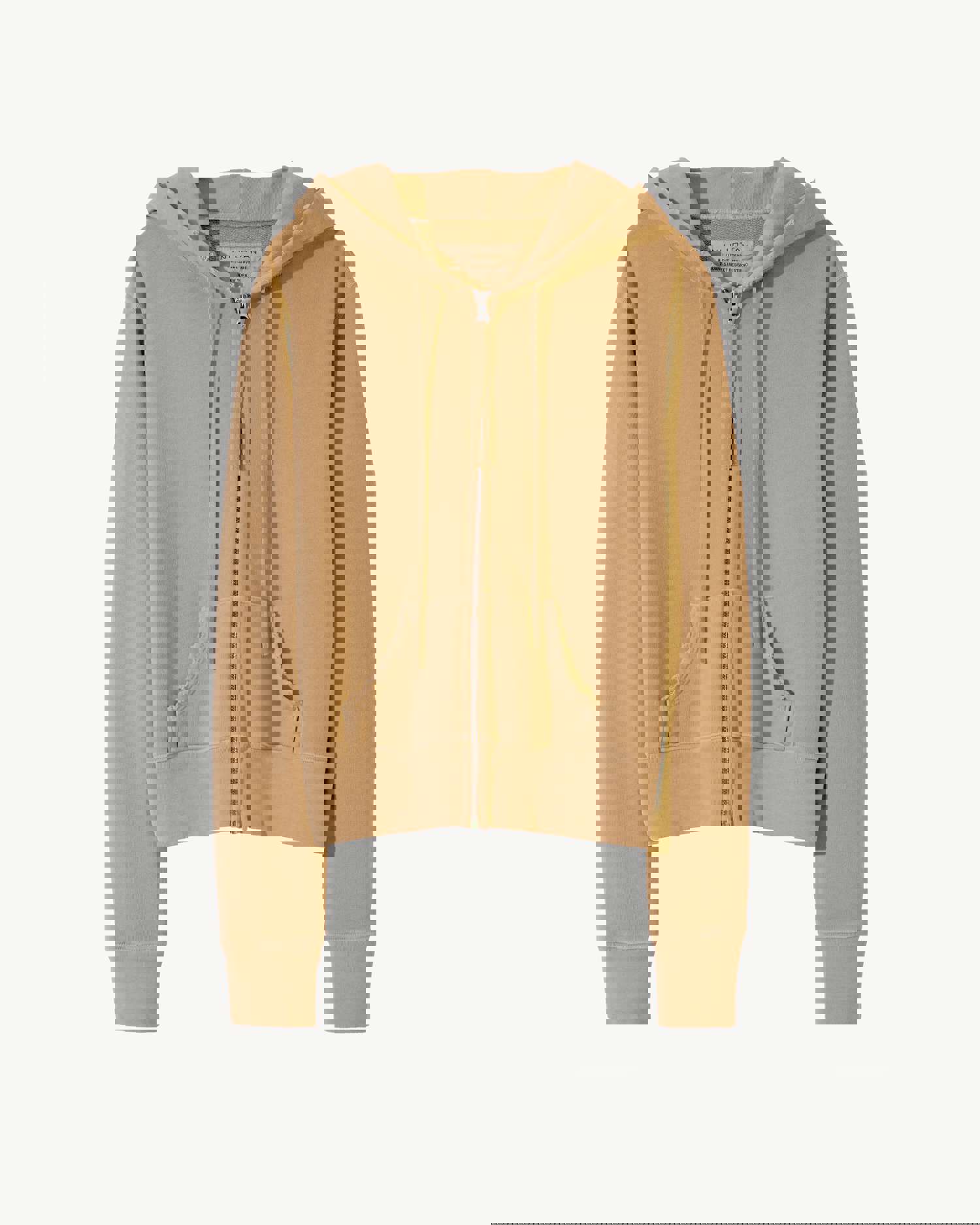 Nili Lotan Callie Zip Up Hoodie - Vintage Distressed Style