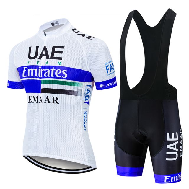 Team UAE Cycling Jersey Set - Quick-Dry, Breathable, and Comfortable for Men