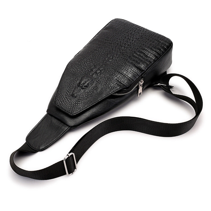 Men's New Pattern Chest Shoulder Bag - Fashion Trend Messenger Bag