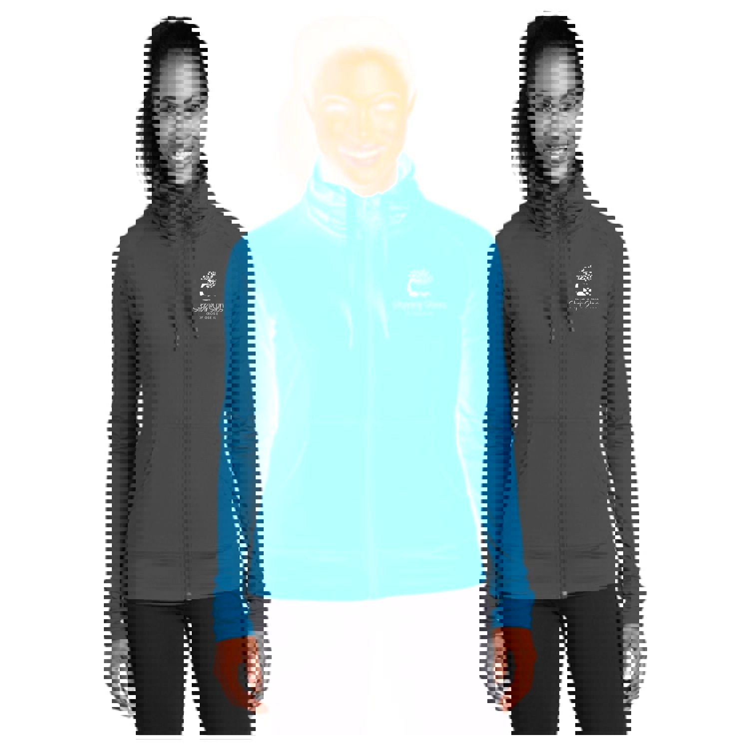 Sport-Tek® Ladies Sport-Wick® Stretch Full-Zip Jacket