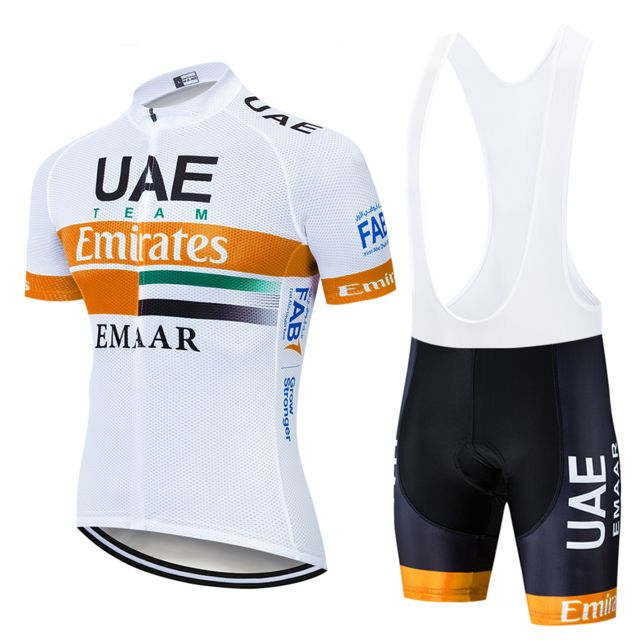 Team UAE Cycling Jersey Set - Quick-Dry, Breathable, and Comfortable for Men