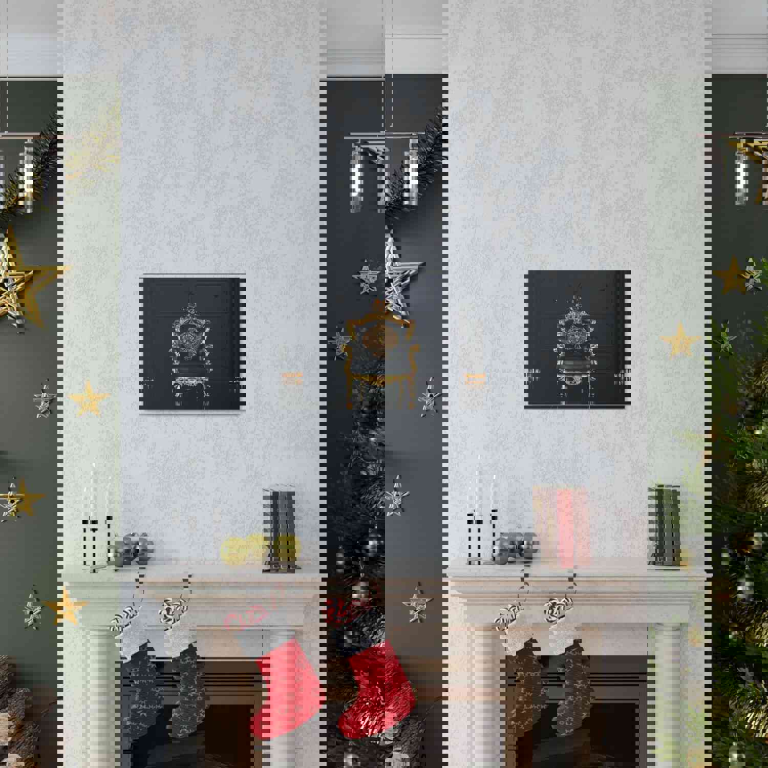 3D Sitting Spades Playing Card Canvas Wall Art - Ready-to-Hang Home Decor