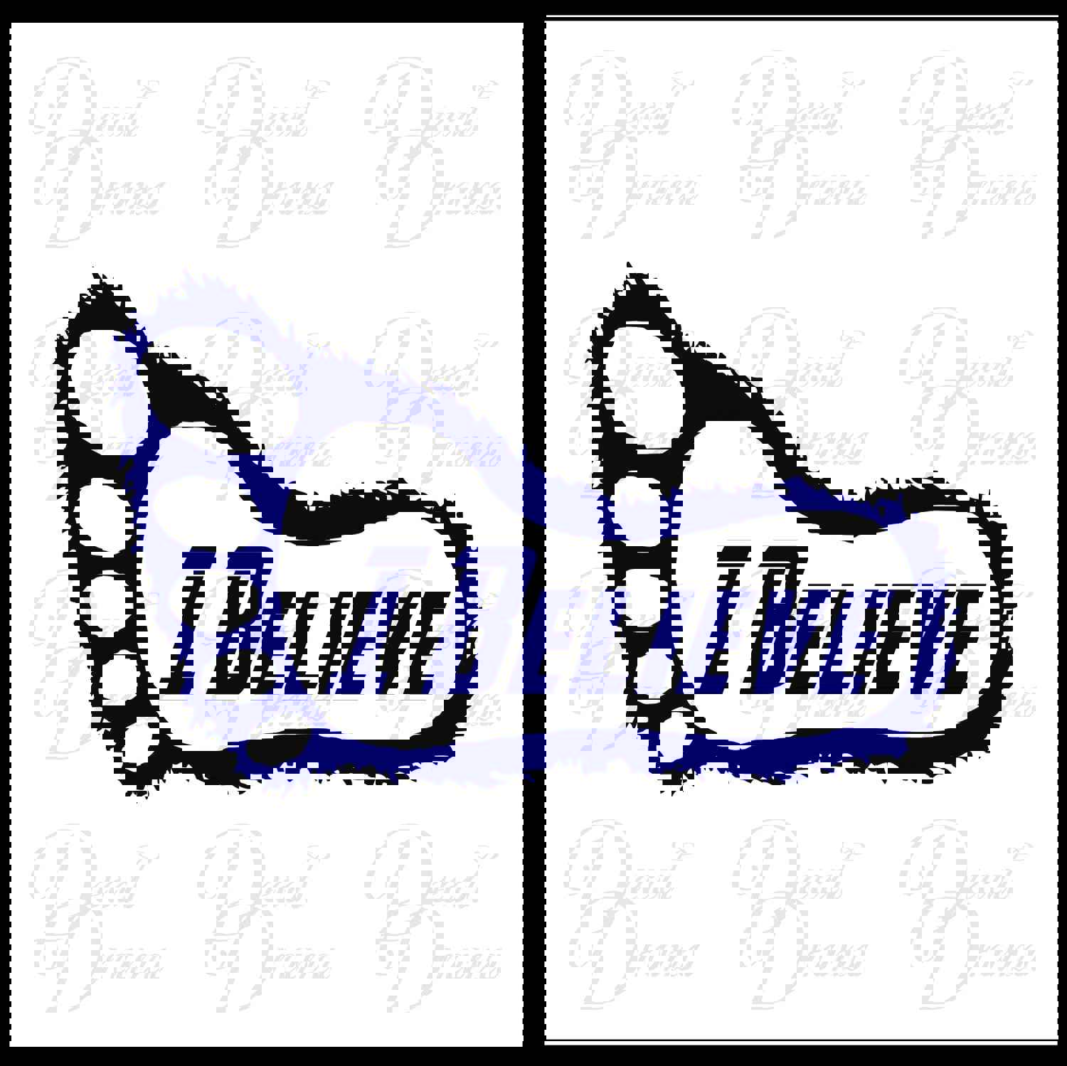 Sasquatch I Believe Vinyl Car/Laptop Decal - Bigfoot, Yeti, Cryptid Design