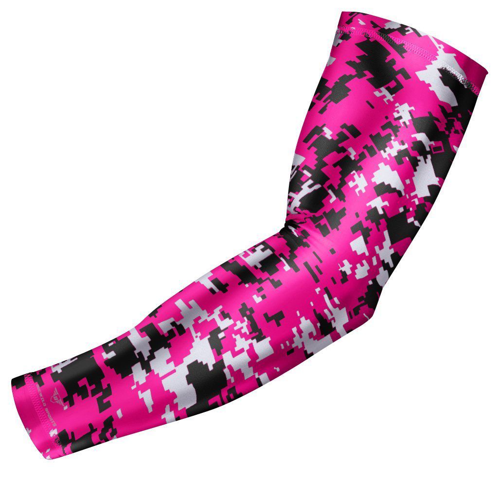 Bucwild Sports Compression Arm Sleeve - Youth & Adult Sizes for Baseball, Football, Basketball