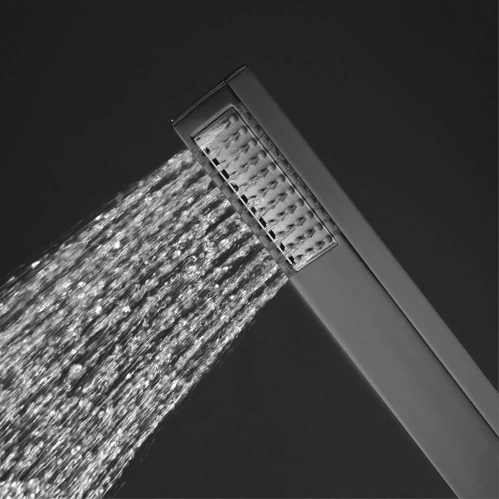 Niagara 36 Complete Luxury Thermostatic LED Music Shower Set with Waterfall Rainfall Water Column Functions