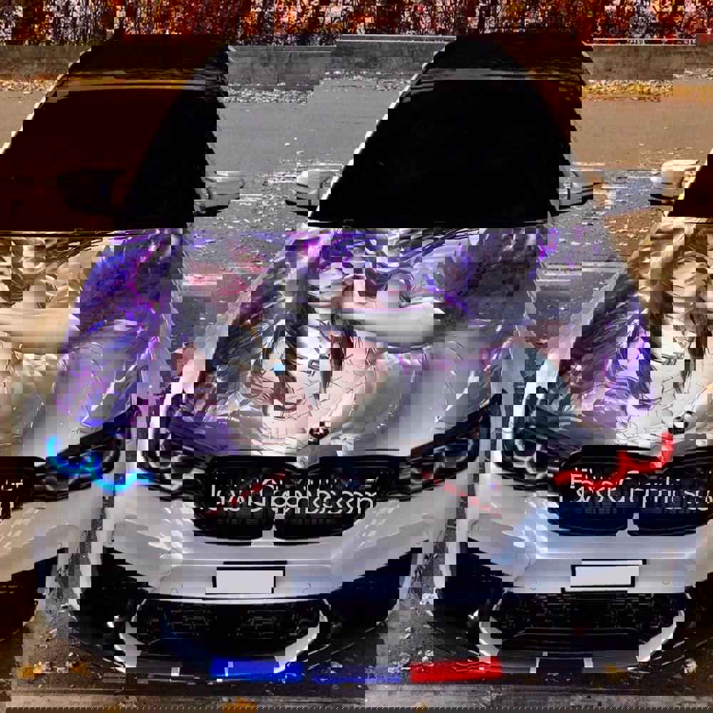 Albedo Overlord Itasha Car Vinyl Hood Wrap Decal Sticker