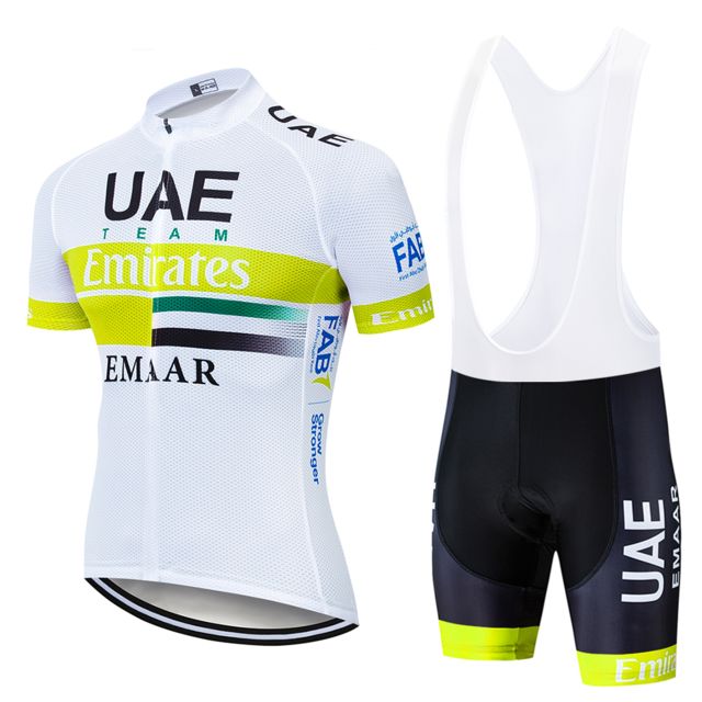 Team UAE Cycling Jersey Set - Quick-Dry, Breathable, and Comfortable for Men