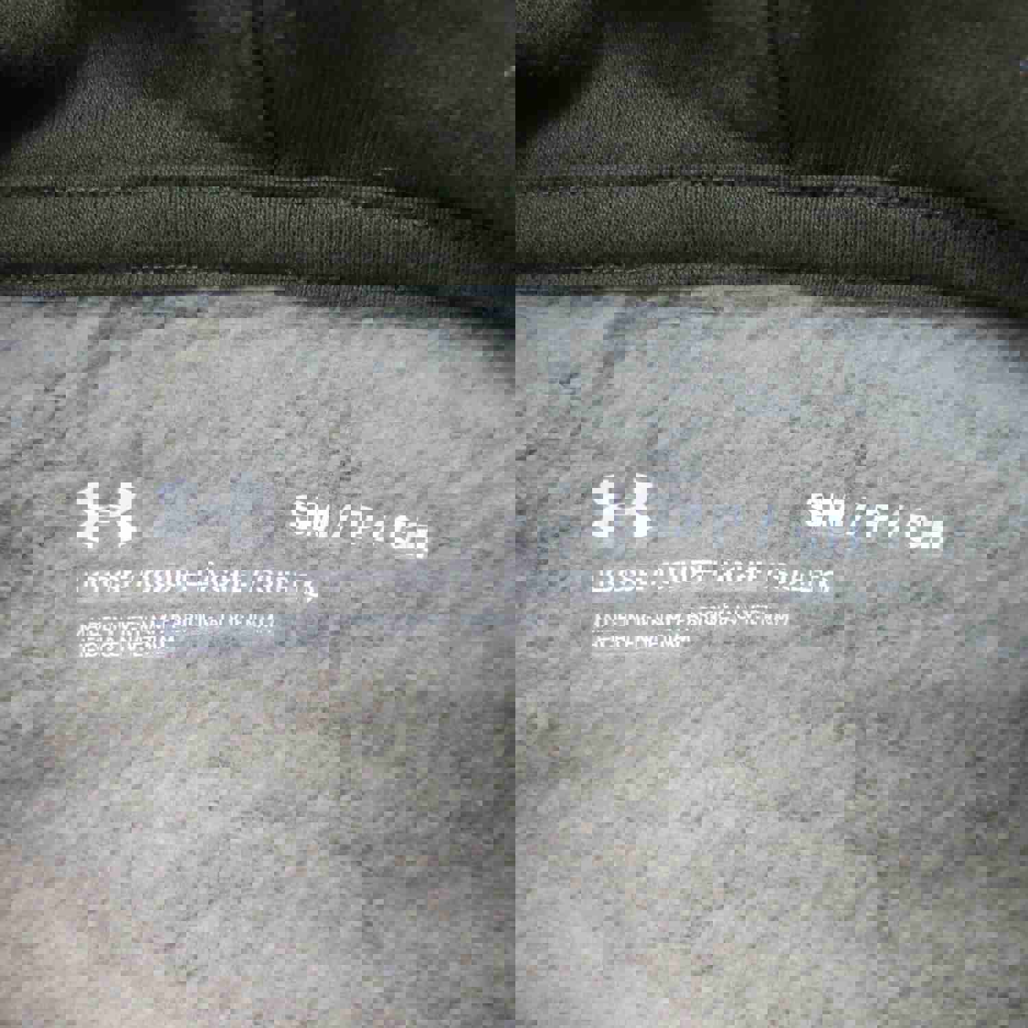 Under Armour Men's Pullover Hoodie - Loose Fit, Logo Camouflage Green, Size Small