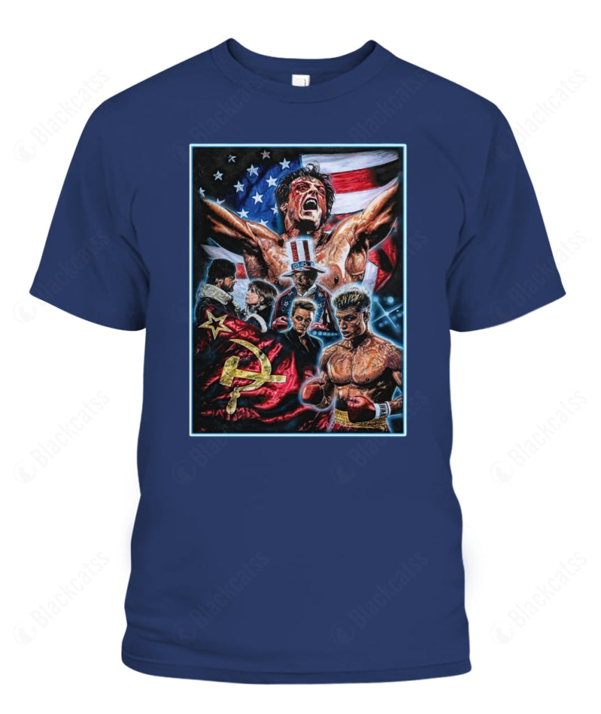 Rocky IV Champion Custom Graphic Apparel - Unisex Classic Fit Cotton T-Shirt