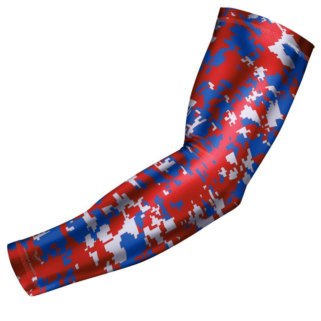 Bucwild Sports Compression Arm Sleeve - Youth & Adult Sizes for Baseball, Football, Basketball