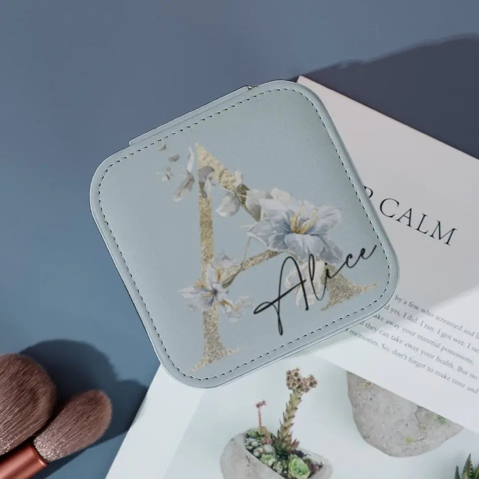 Custom Name Various Colors Jewelry Box - Perfect Mothers Day Gift