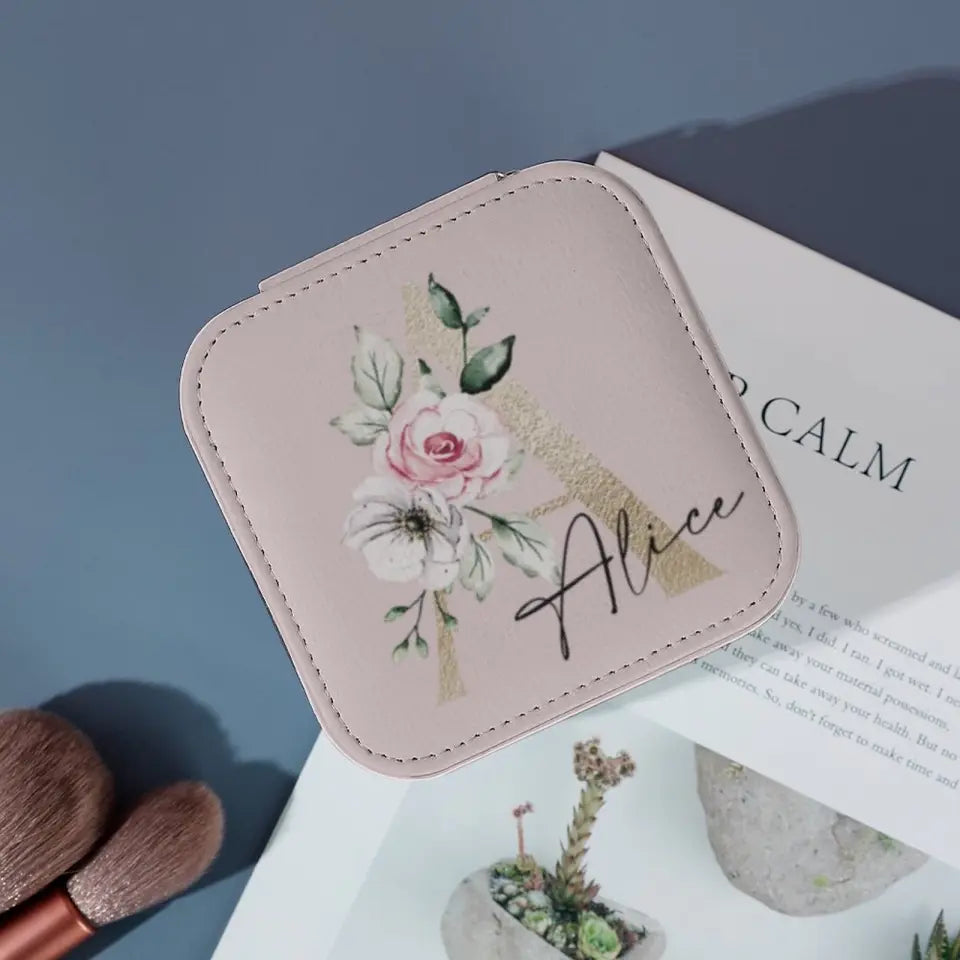 Custom Name Various Colors Jewelry Box - Perfect Mothers Day Gift