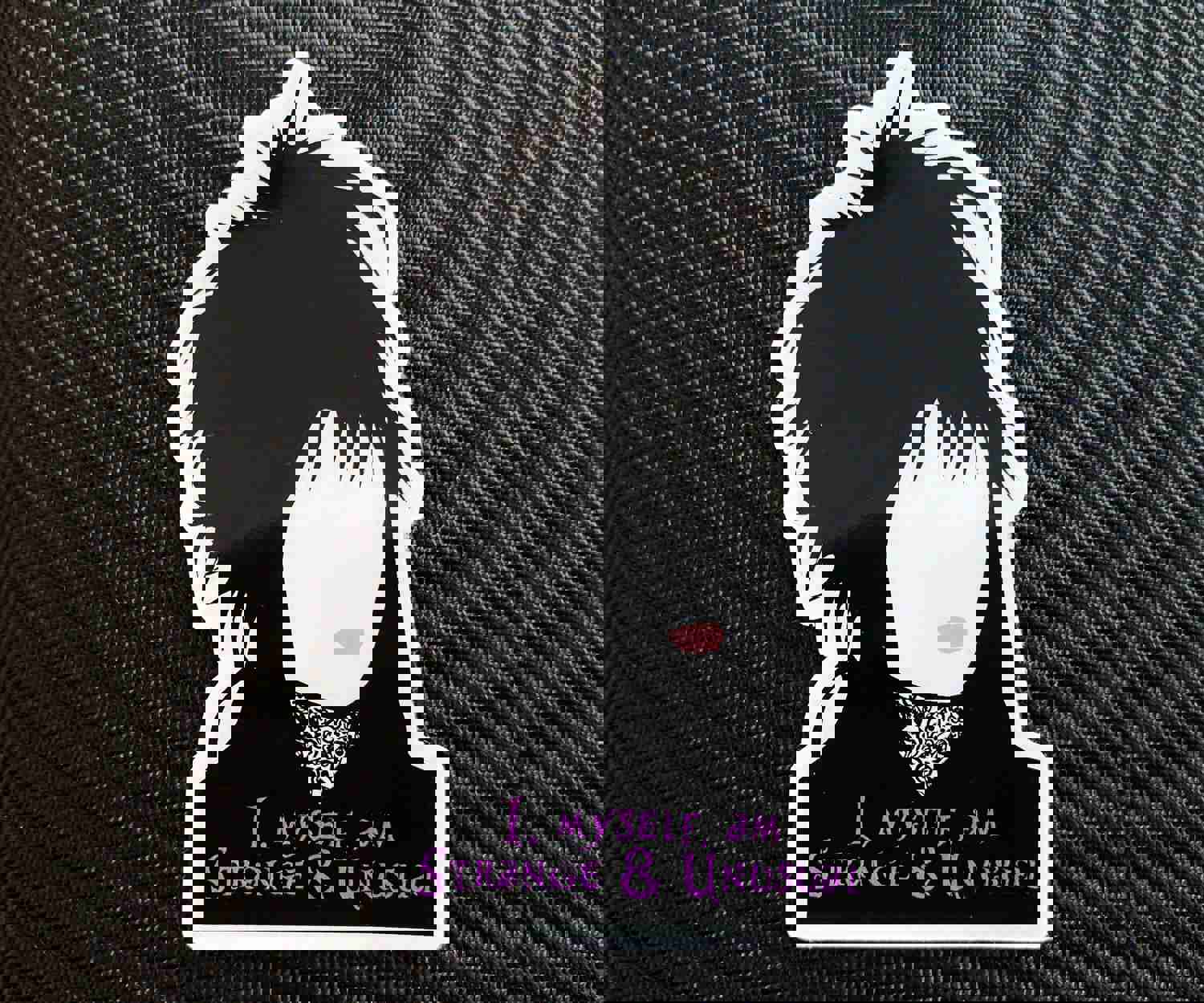 Strange and Unusual Lydia Sticker - Gothic Beetlejuice Inspired