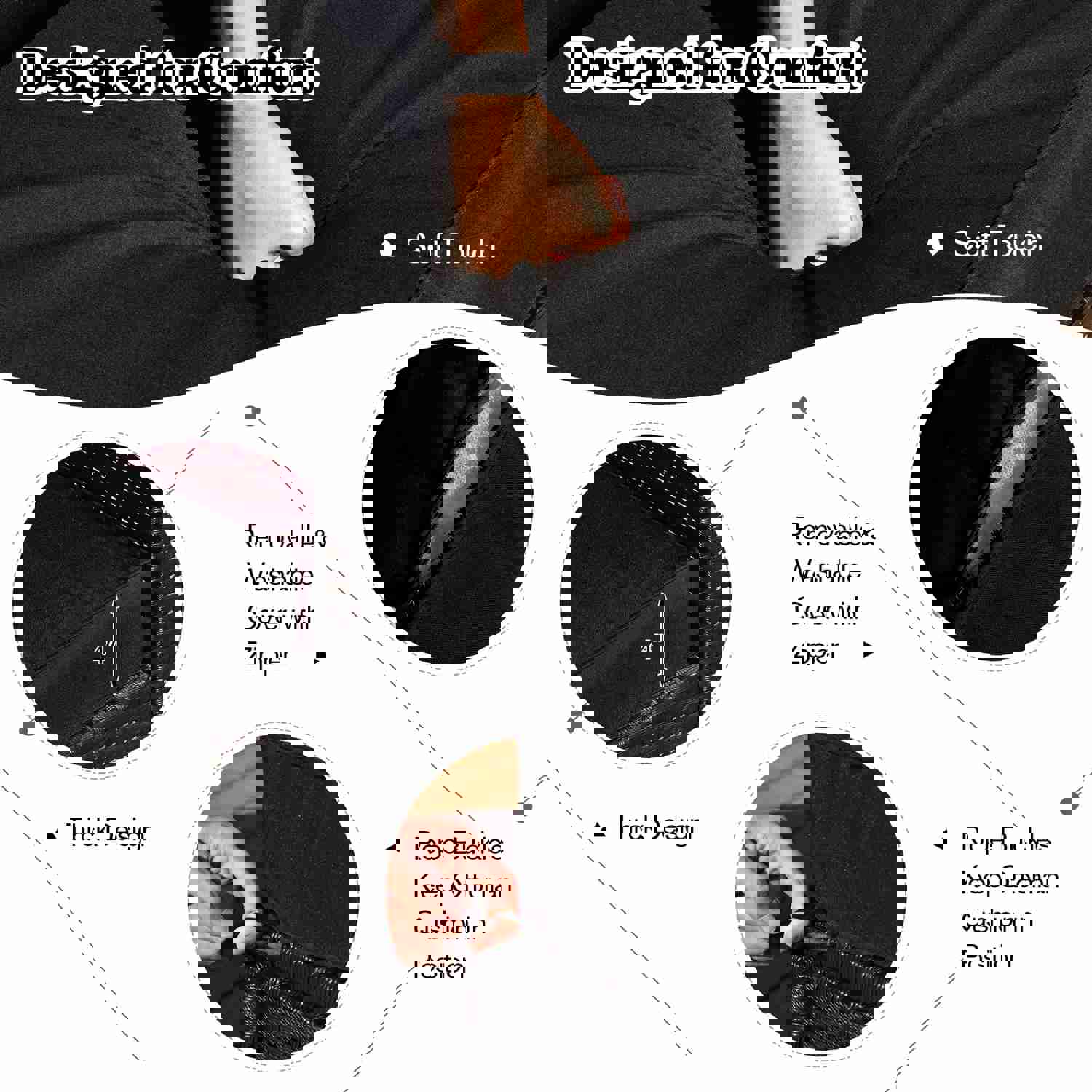 Tangkula 9-Piece Patio Furniture Set with 32” Fire Pit Table, 50,000 BTU Square Propane Fire Pit