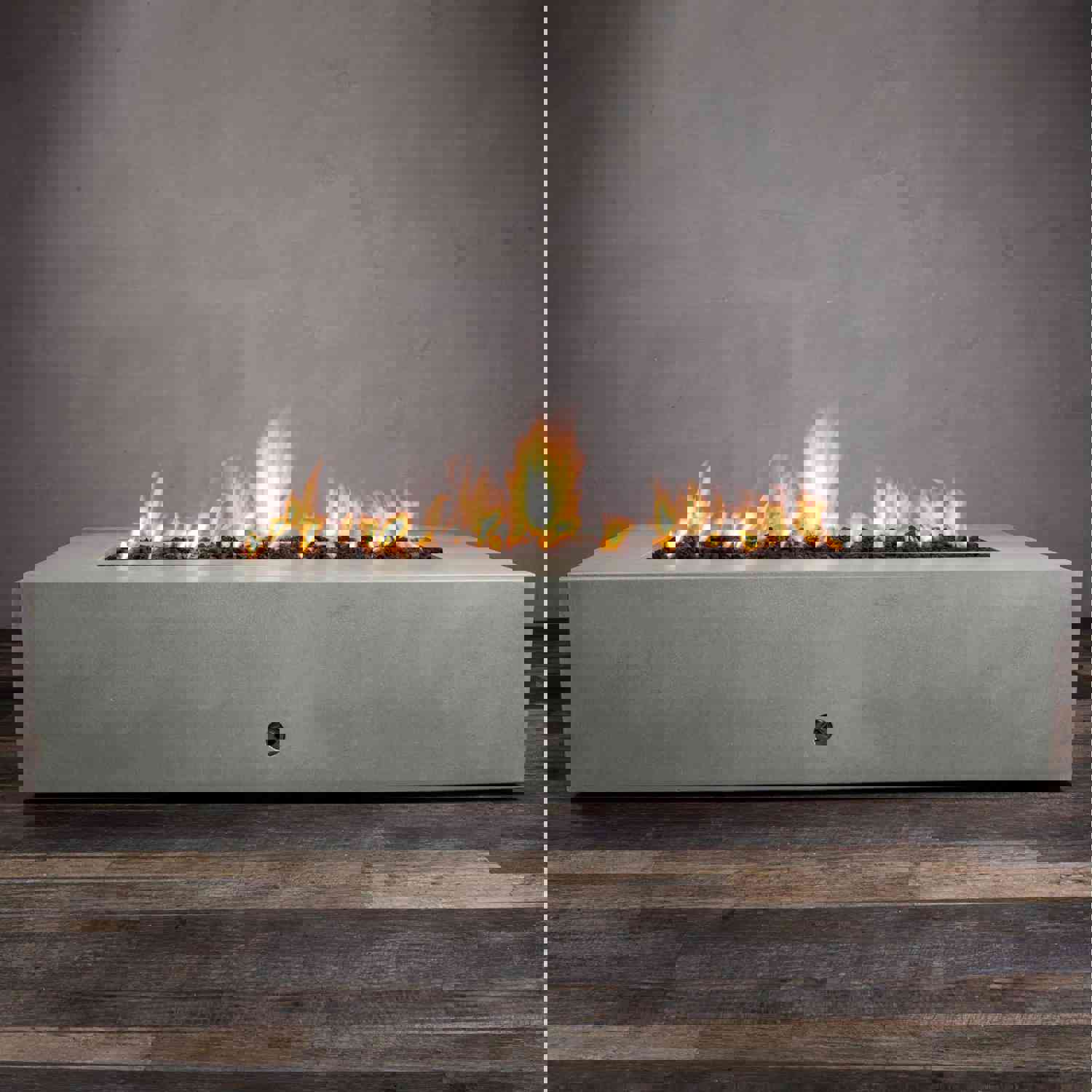 Starfire Designs Gravity 72 x 38 Rectangle Concrete Gas Fire Pit