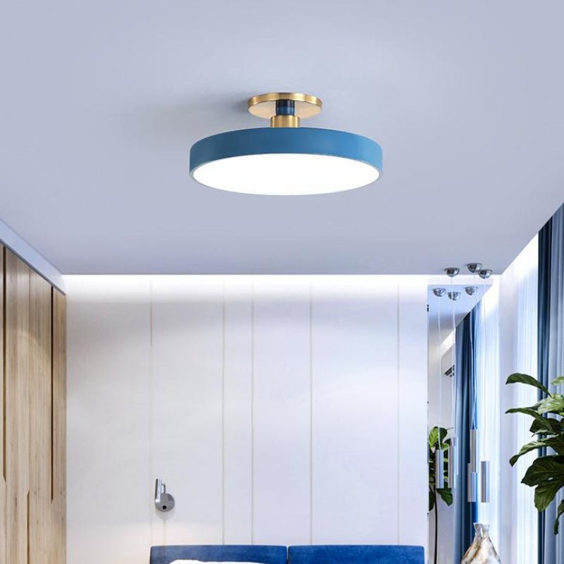 MIRODEMI® Minimalist LED Ceiling Lamp - Remote Control, Dimmable, Multi-Color