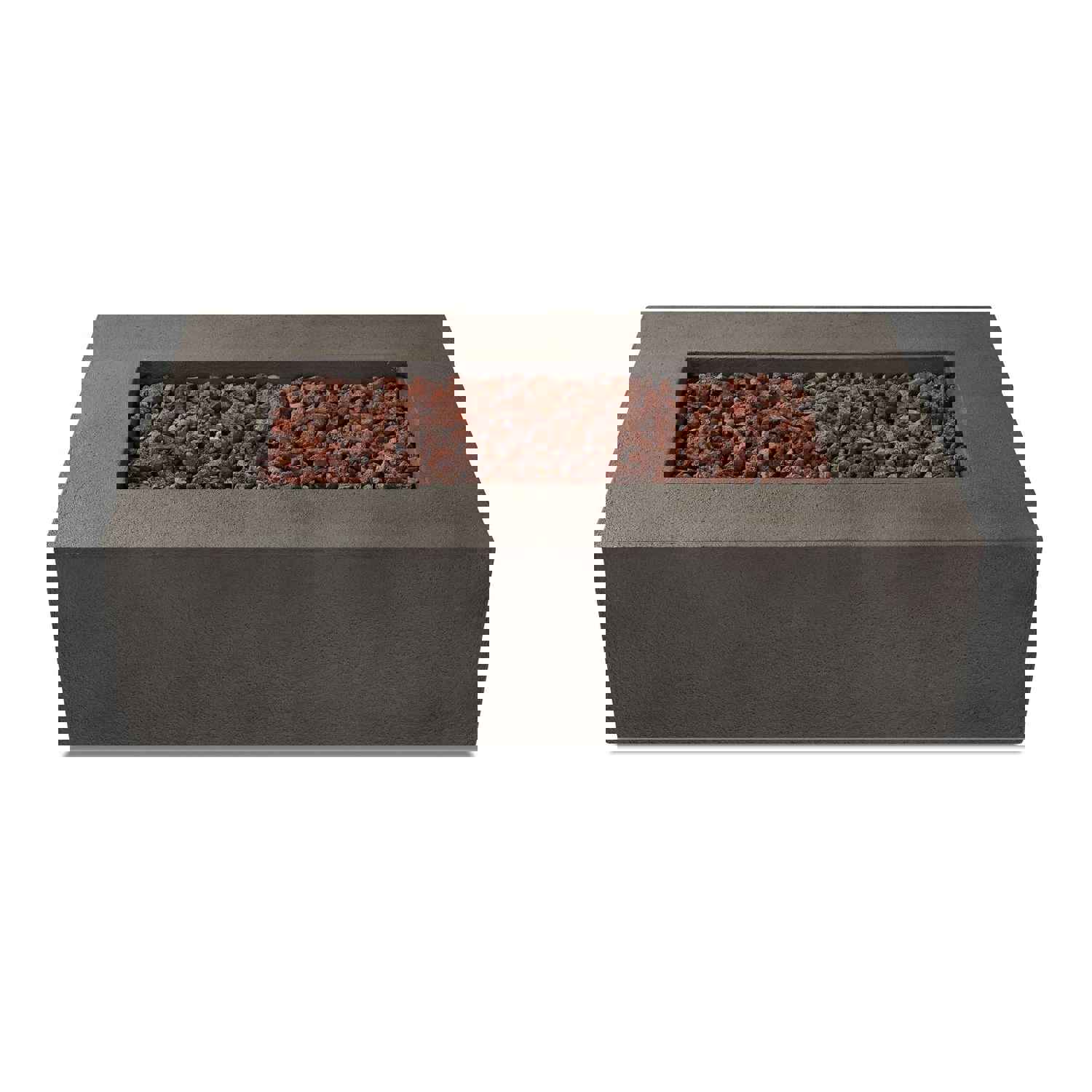 Real Flame Baltic Rectangle Natural Gas Fire Pit Table