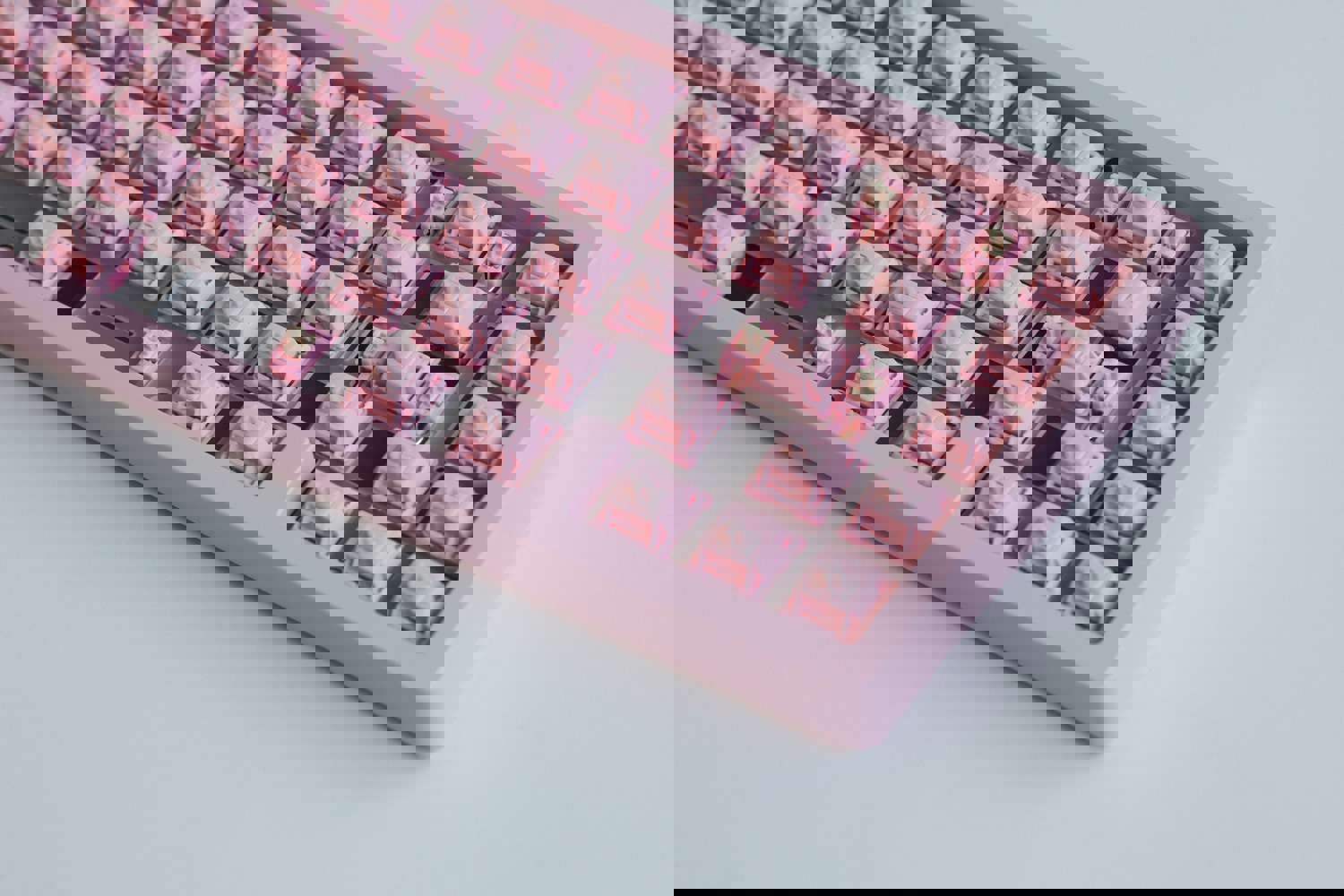 Jris65 PCB Gasket Mount Keyboard Kit - Pink