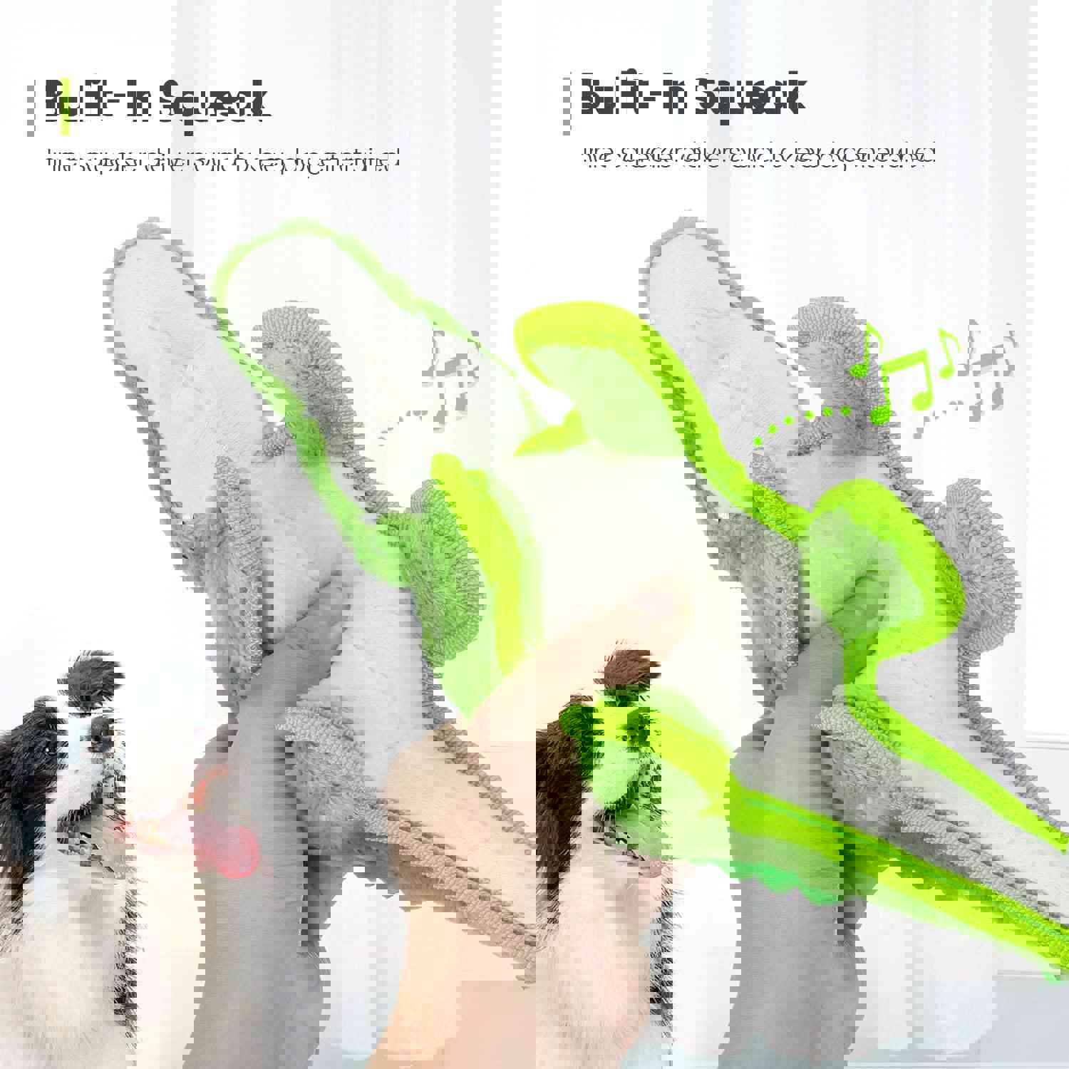 IOKHEIRA Squeaky Plush Dog Toy for Dogs