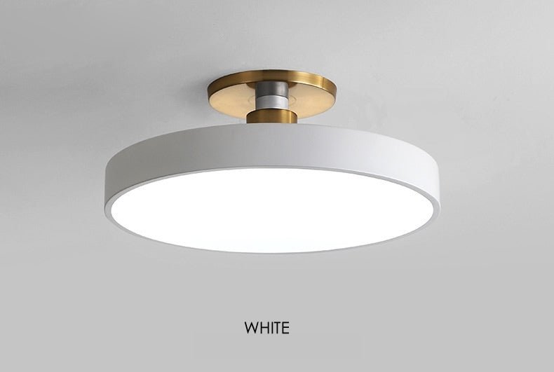 MIRODEMI® Minimalist LED Ceiling Lamp - Remote Control, Dimmable, Multi-Color