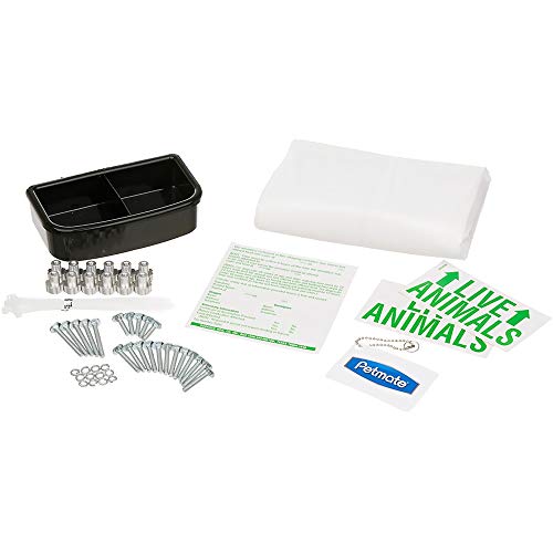 Petmate 290300 Kennel Travel Kit for Pets with Food and Water Bowl Added Security Hardware