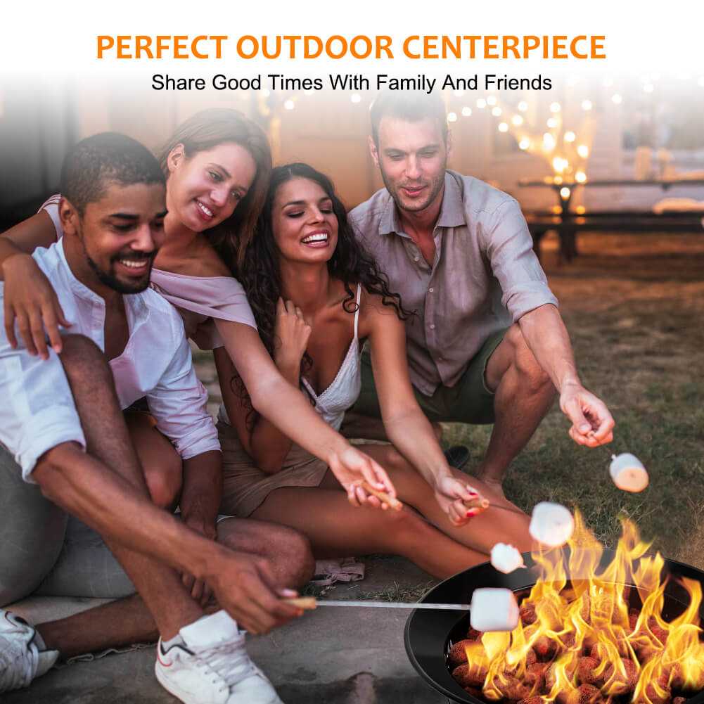 Camplux Propane Fire Pit Camping Fire Bowl for Outdoor Gatherings