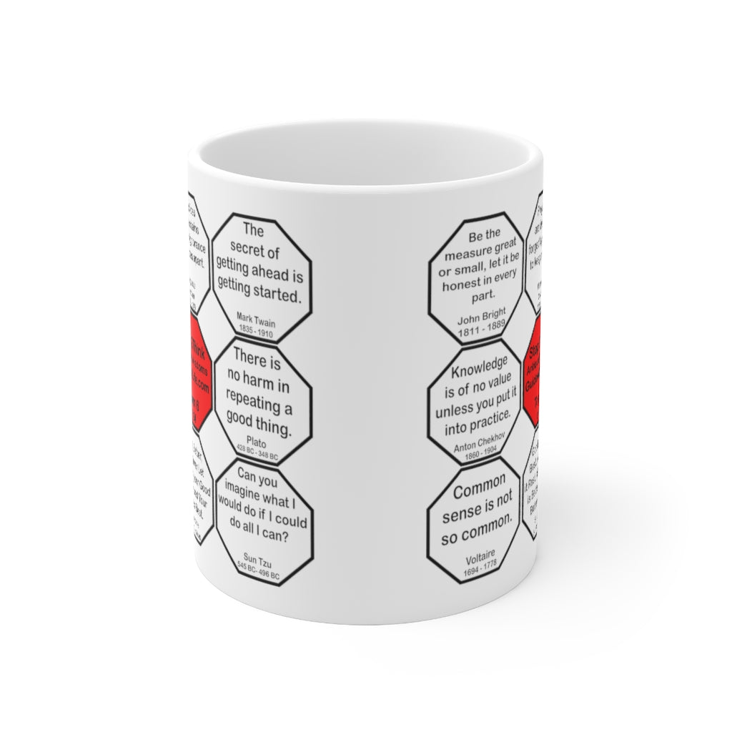 MugWisdom Team 6 of 24 - Antique Wisdoms Ceramic 11oz Cup