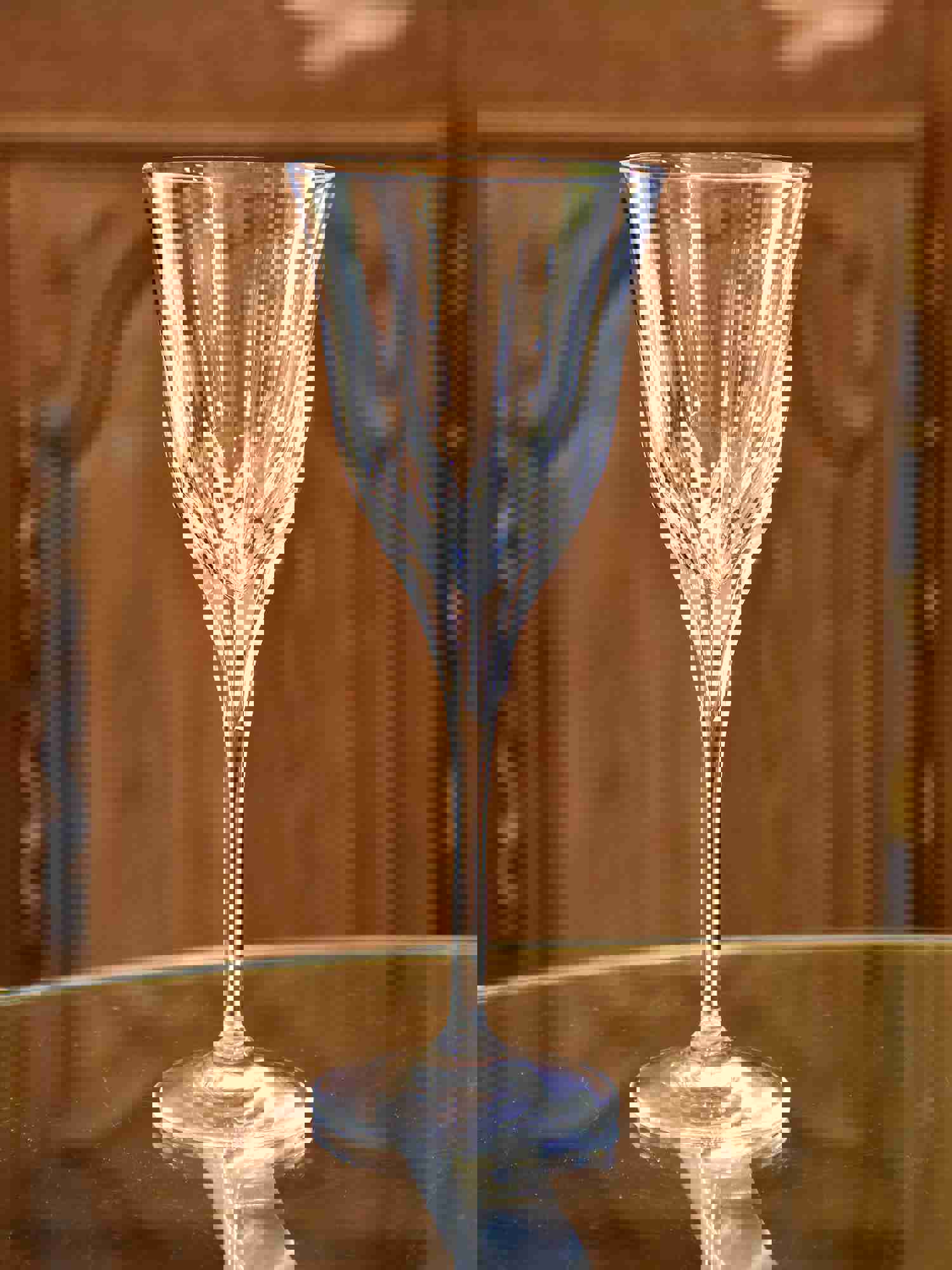 Vintage Italian Crystal Wine Glasses Set - Da Vinci Collection