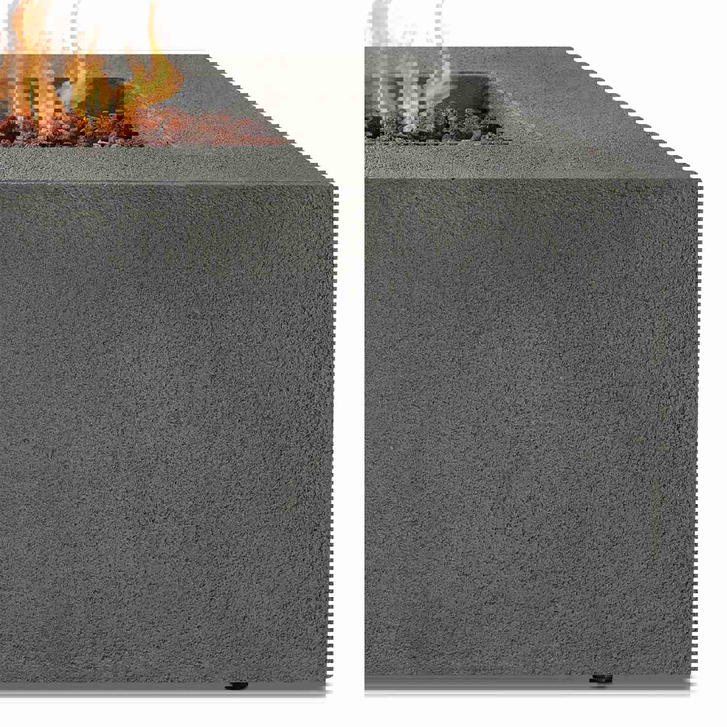 Real Flame Baltic Rectangle Natural Gas Fire Pit Table