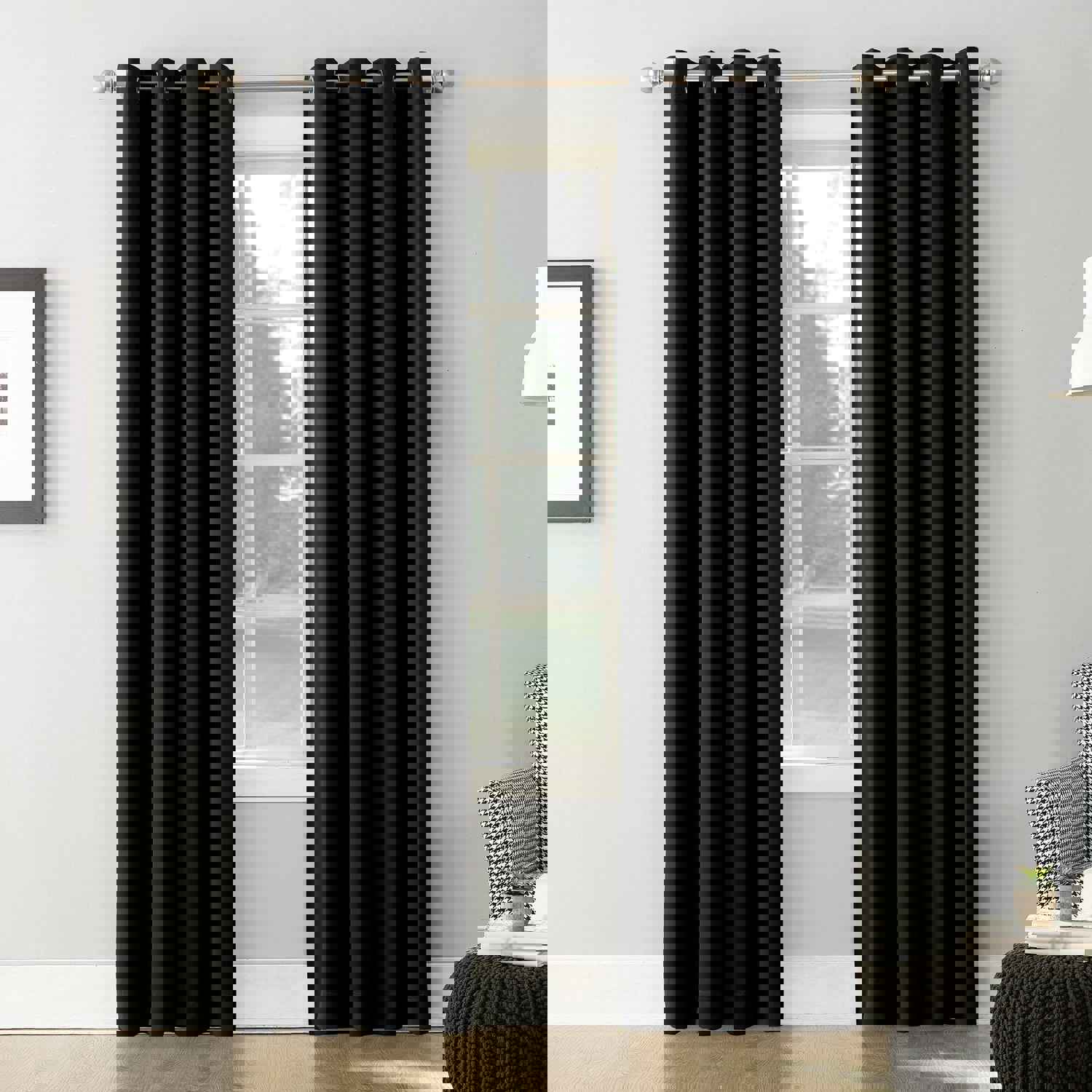 Sun Zero Nolan Energy Efficient Blackout Grommet Curtain Panel